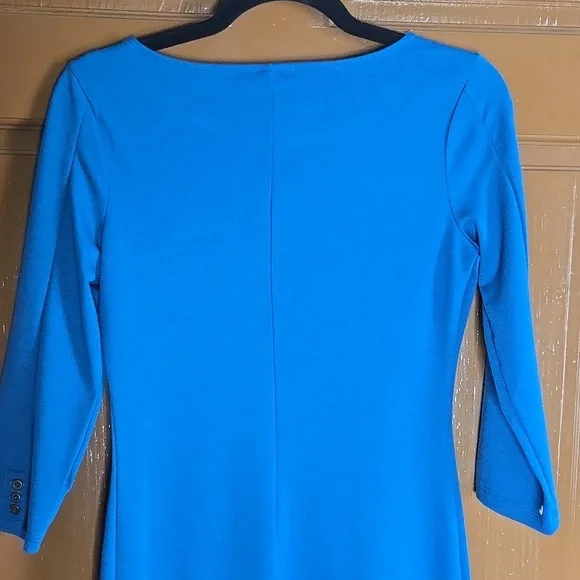 Old Navy-Blue pullover fitted dress with 3/4 sleeves Sz XS NWT - Picture 7 of 9